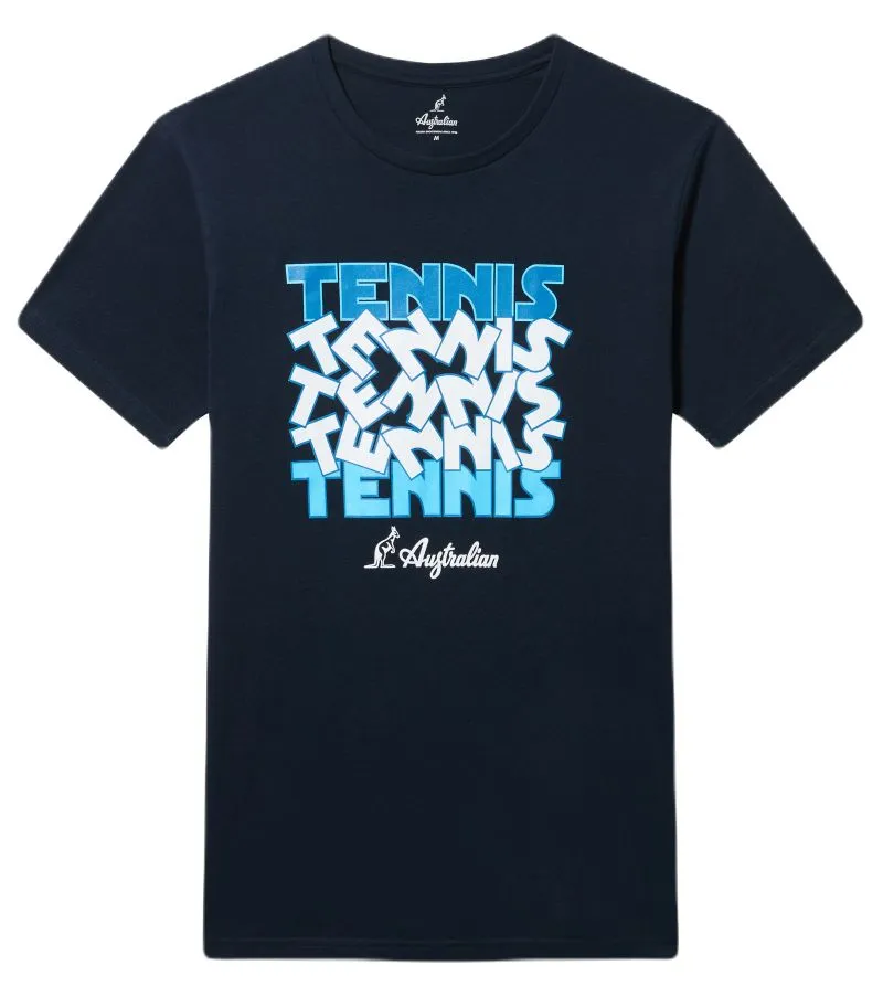 Australian Cotton Tennis T-Shirt - blu navy Australian Cotton Tennis T-Shirt - blu navy
