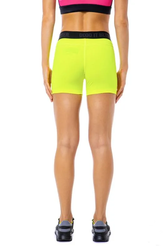 hydrogen-second-skin-shorts-woman-fluo-yellow-3 Hydrogen Second Skin Shorts Woman - fluo yellow
