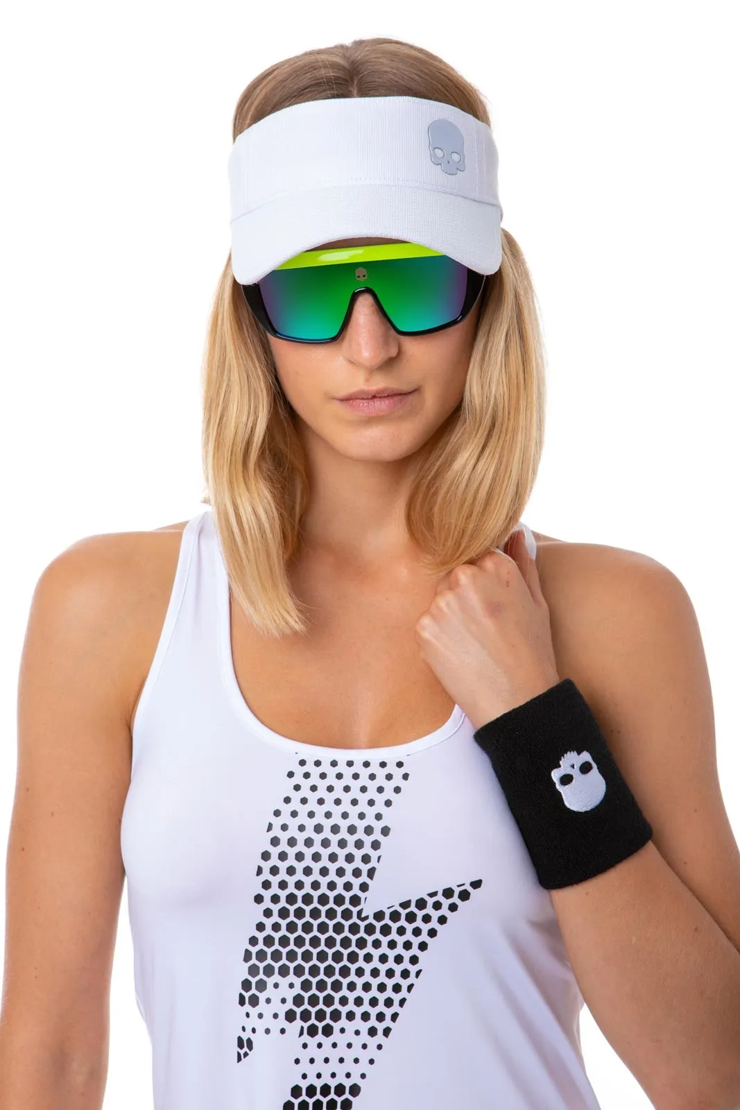 Hydrogen Tech Thunderbolt Dress - white