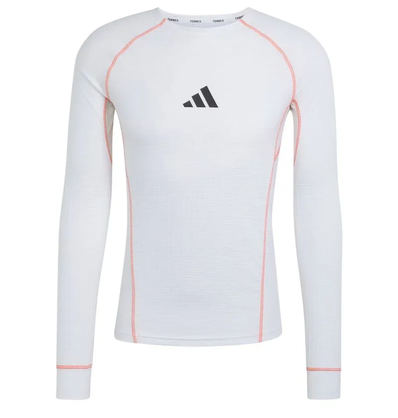 Adidas Terrex Xperior Clima365 Long Sleeve Baselayer - white/semi impact orange
