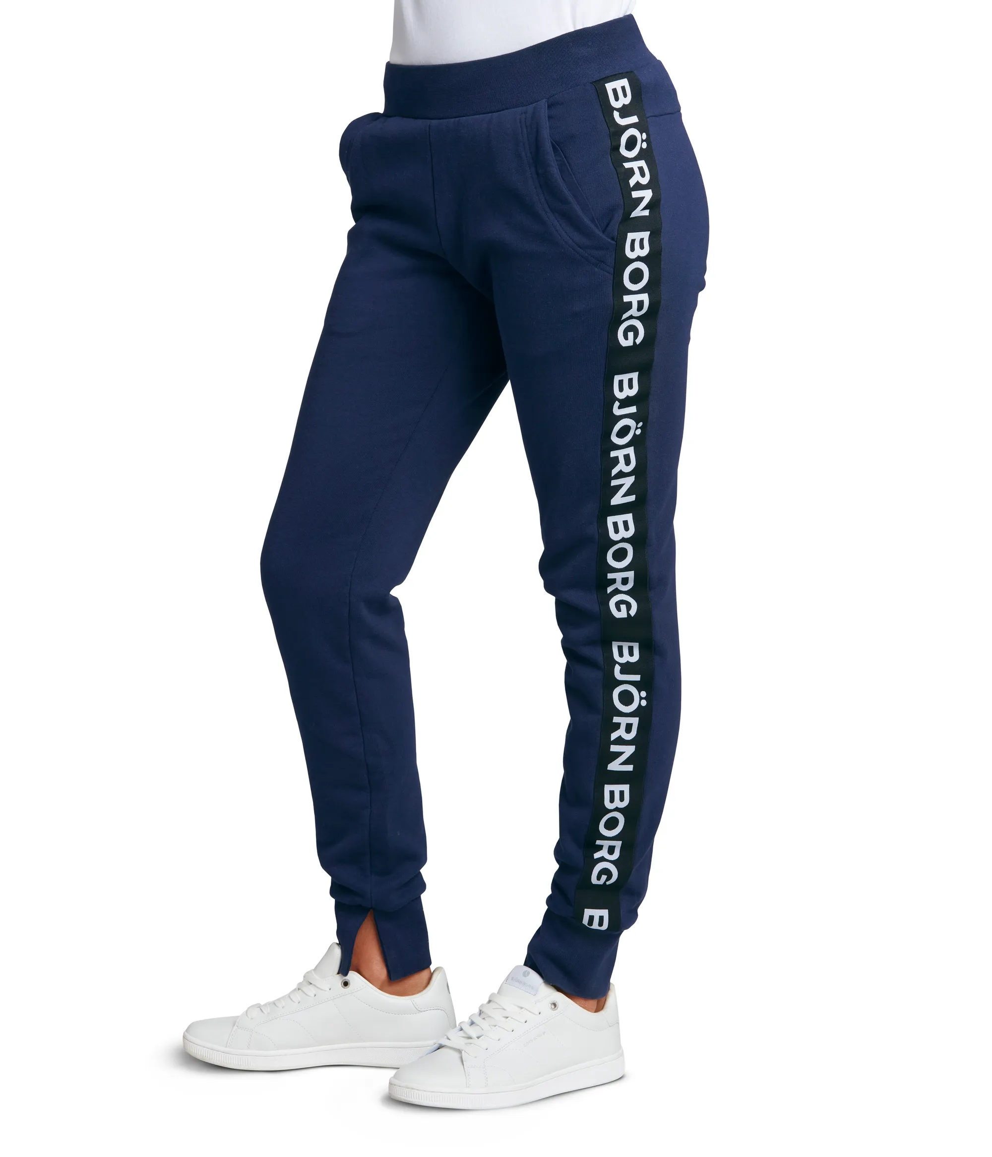 Björn Borg Logo Pants B Sport W - peacoat