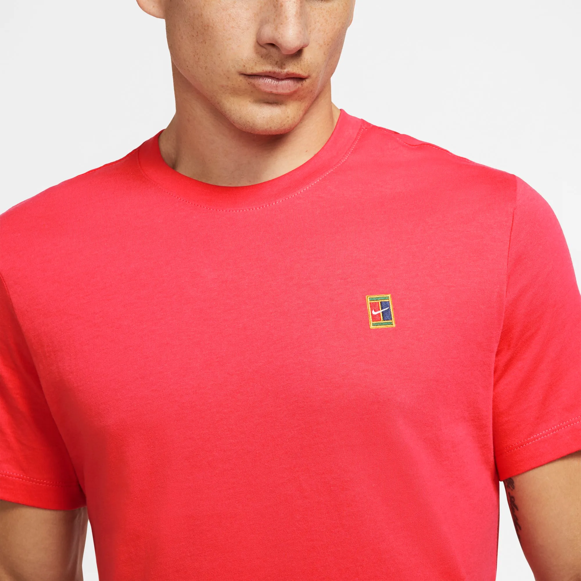 Nike Court Heritage Tee - ember glow