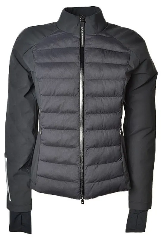 EA7 Woman Woven Bomber - black