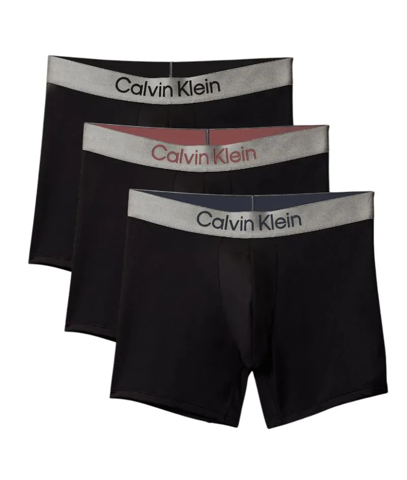 LV00NB4124-VSB Calvin Klein Brushed Microfiber Stretch 3P
