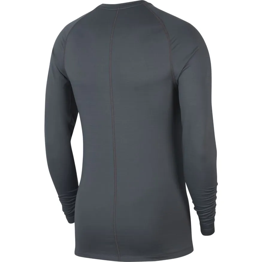 nike-pro-warm-long-sleeve-top-m-grey-2 Nike Pro Warm Long Sleeve Top M - grey