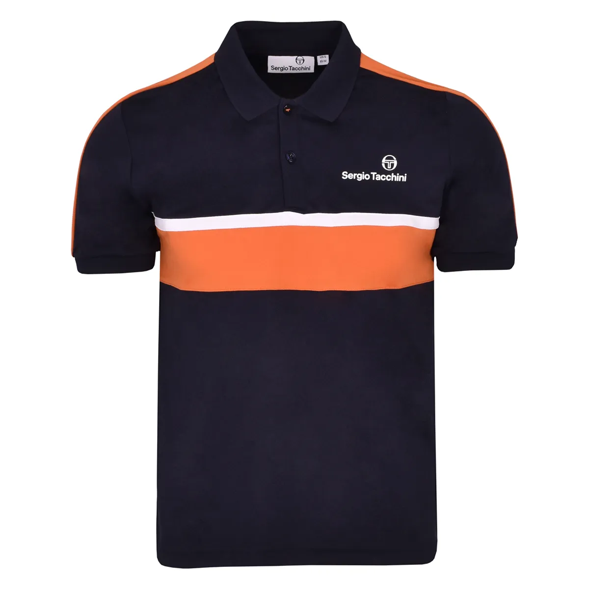 Sergio Tacchini Nasri Polo - navy/orange
