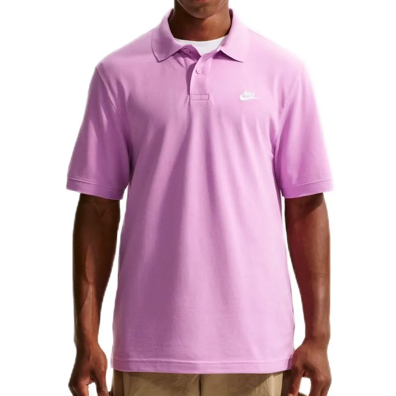 Nike Club Pique - light magenta/white