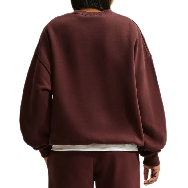 Nike Studio Fleece Medium Weight Oversized Crew - mystic dates/sail