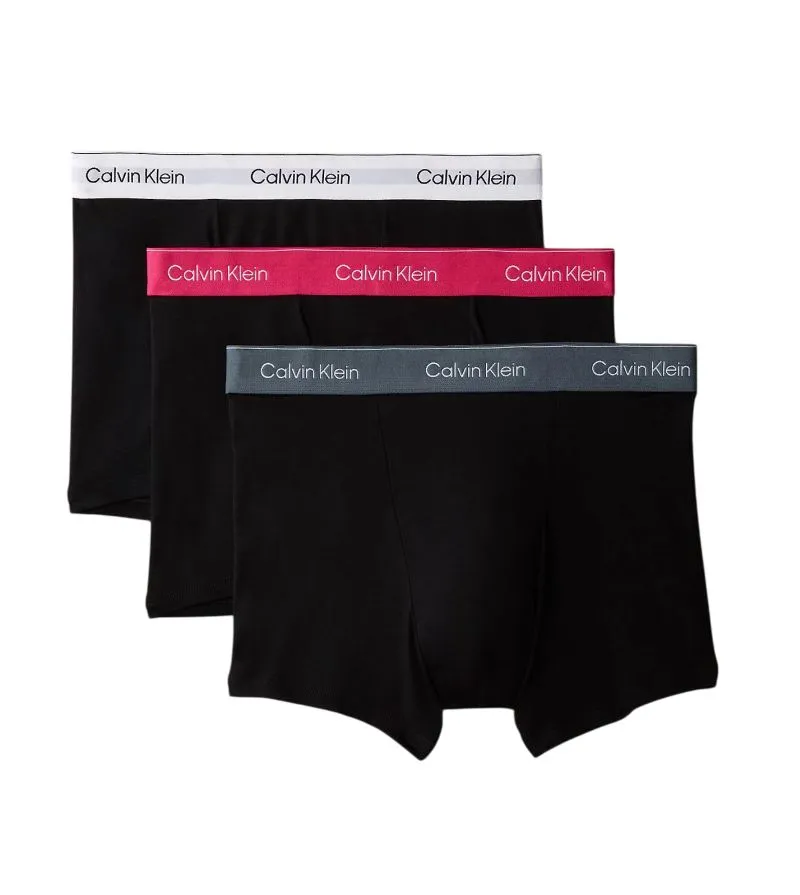 Calvin Klein Relaxed Fit Icon 3P - black/white/pink Calvin Klein Relaxed Fit Icon 3P - black/white/pink