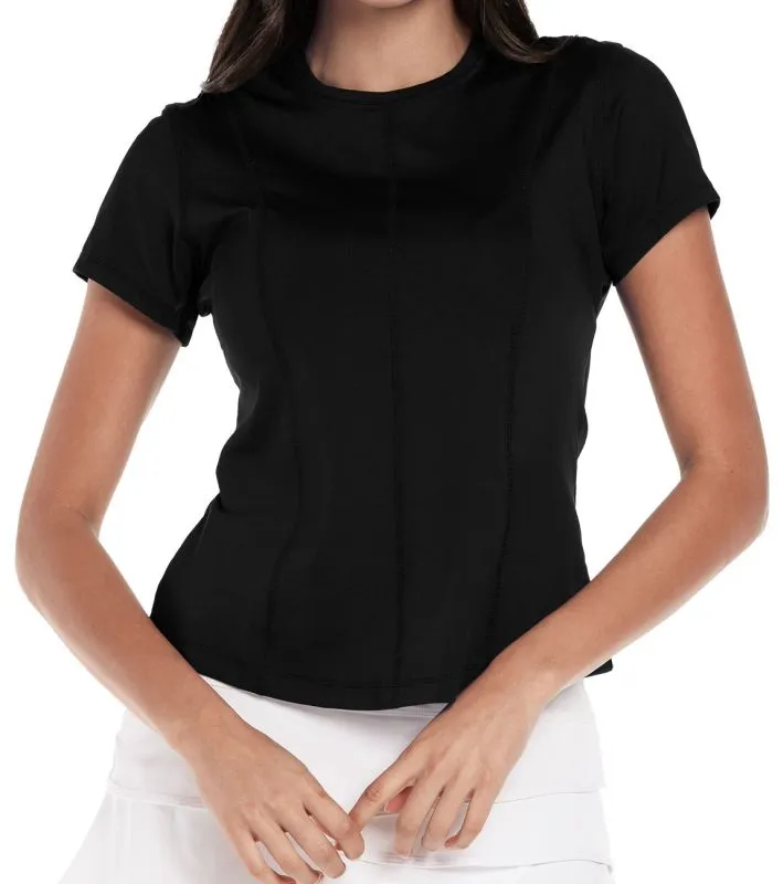 Lucky in Love Core Center Court Short Sleeve - black Lucky in Love Core Center Court Short Sleeve - black