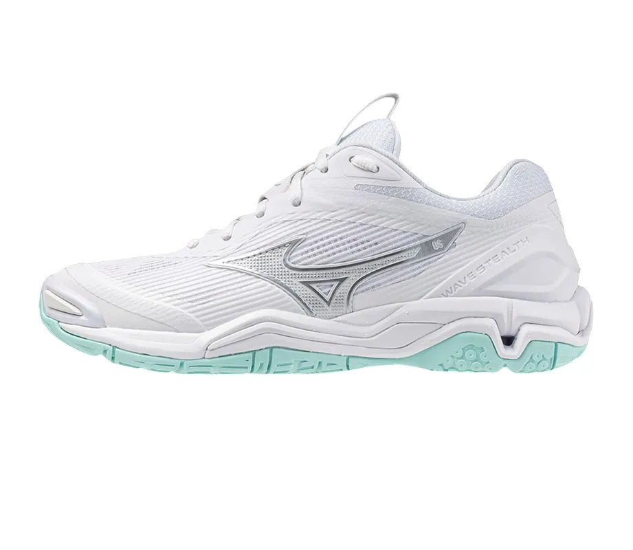 Mizuno Wave Stealth 6 - white/blue tint Mizuno Wave Stealth 6 - white/blue tint