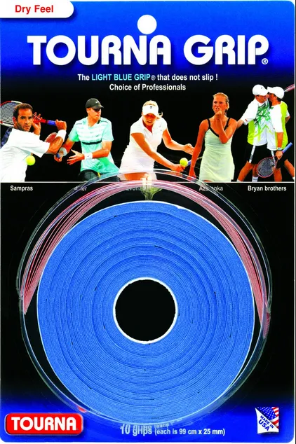tourna-grip-dry-feel-10p-blue Tourna Grip Dry Feel 10P - blue