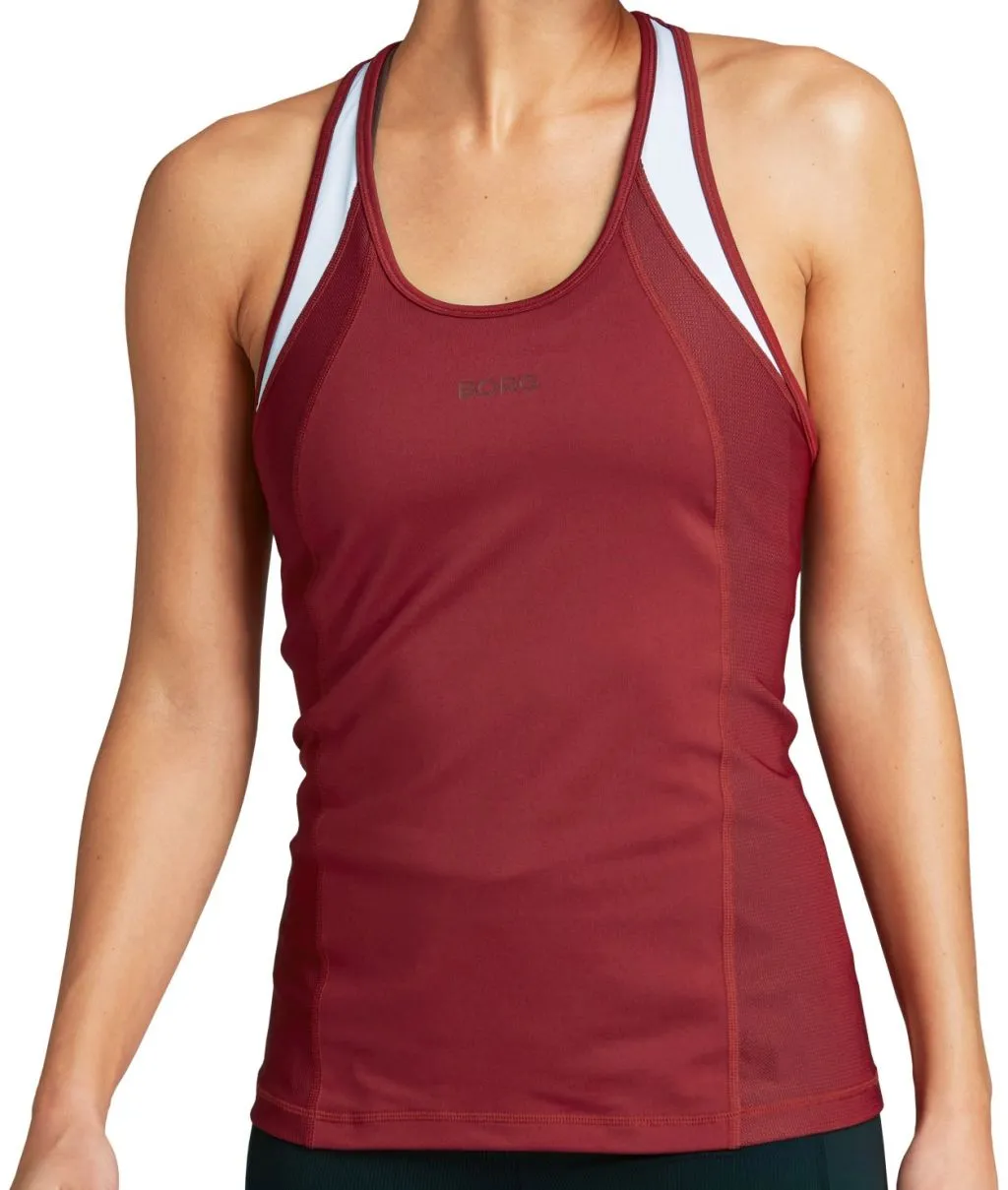 Björn Borg Borg Block Tank W - biking red Björn Borg Borg Block Tank W - biking red