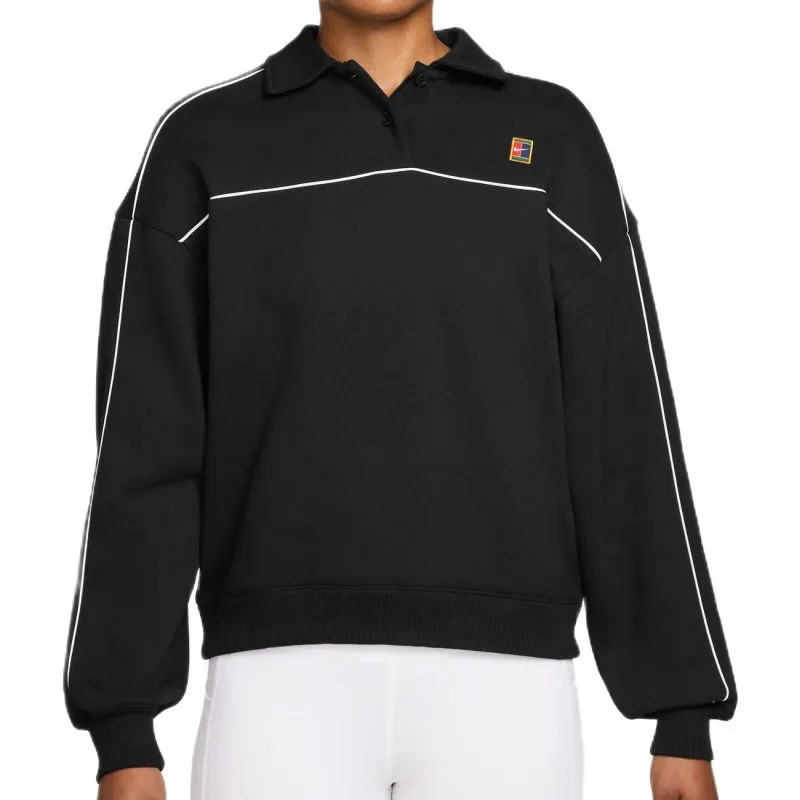 Nike Court Collection Heritage Fleece - black/white