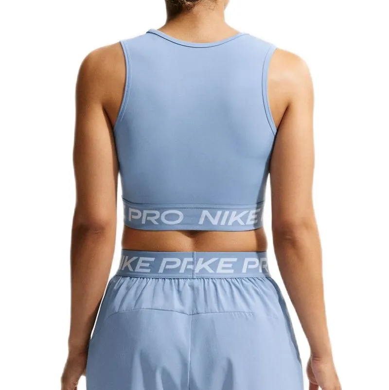 Nike Pro Dri-Fit Cropped - work blue/white