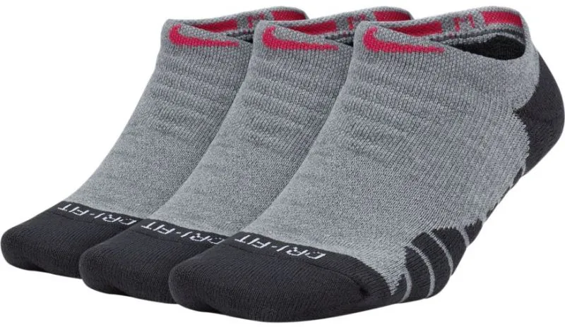 Nike Women's Dry Cushioned Low - 3 pary/grey/black