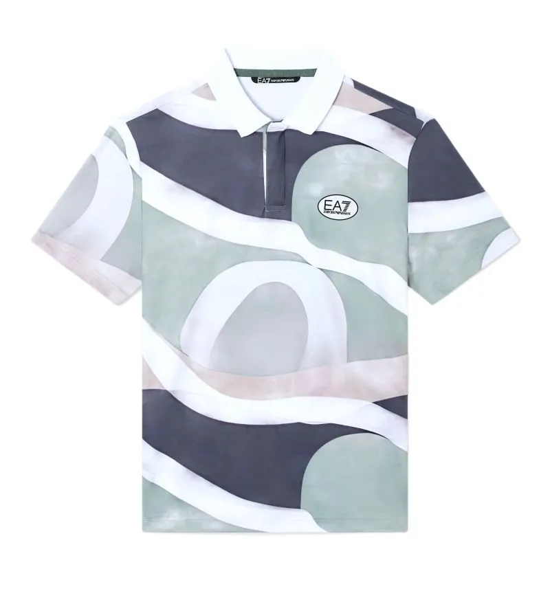 EA7 Tennis Pro Shirt In Ventus7 - fancy green EA7 Tennis Pro Shirt In Ventus7 - fancy green