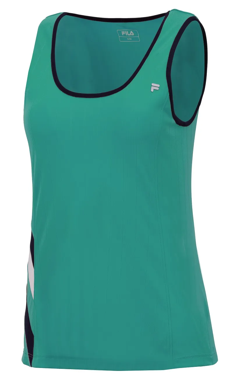 Women's top Fila US Open Yule Top - ultramarine green - Green