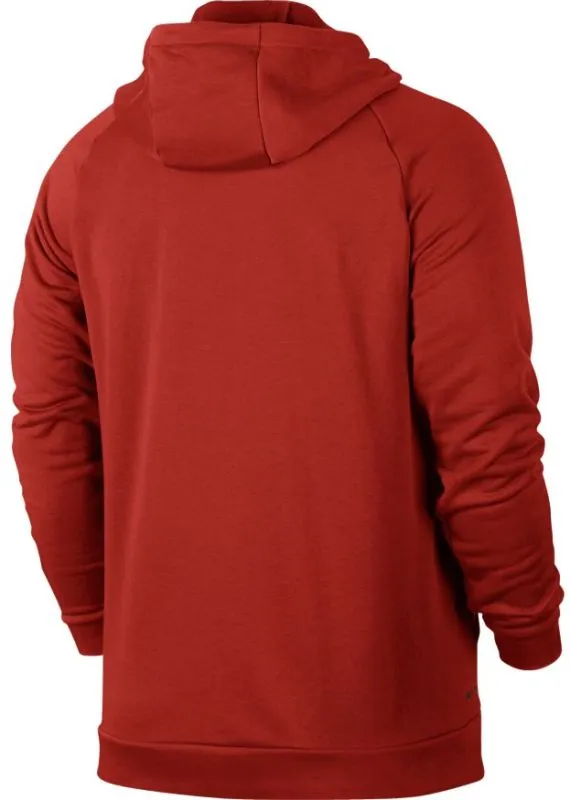 Nike Dry Hoodie FZ Fleece - mystic red/black