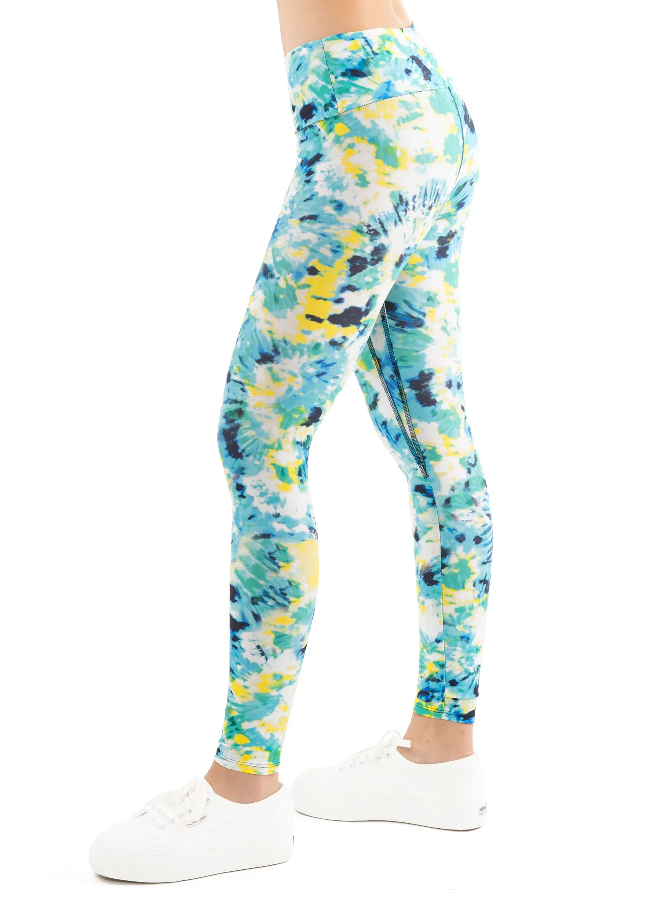 Lucky in Love Peace Out Legging Women - opal/print