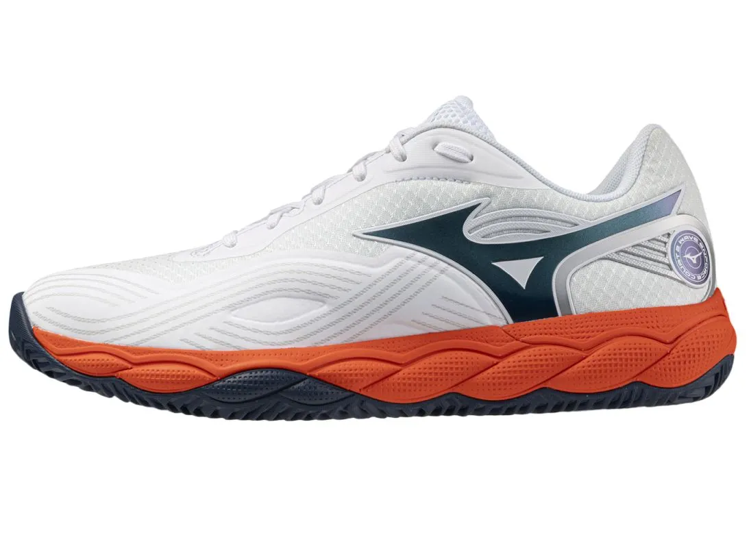 Mizuno Wave Enforce Court 2 CC - white/insignia blue/orange