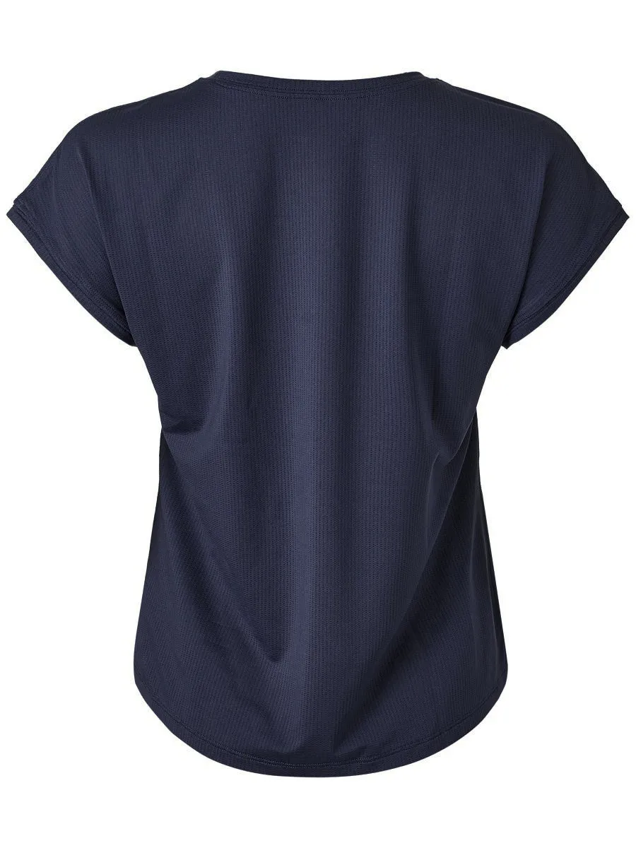 Nike Court Dri-Fit Victory Top SS W - obsidian/white