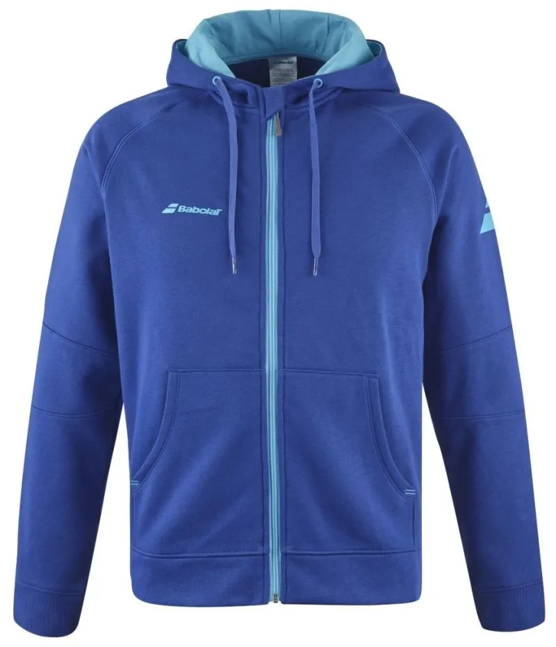 Men's Jumper Babolat Exercise Hood Jacket Men - sodalite blue - Blue