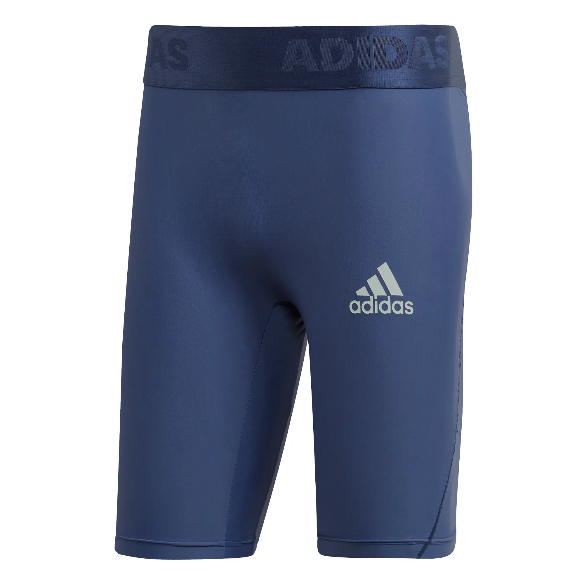 Adidas 2in1 Short Heat Ready 9in - tech indigo/dash green