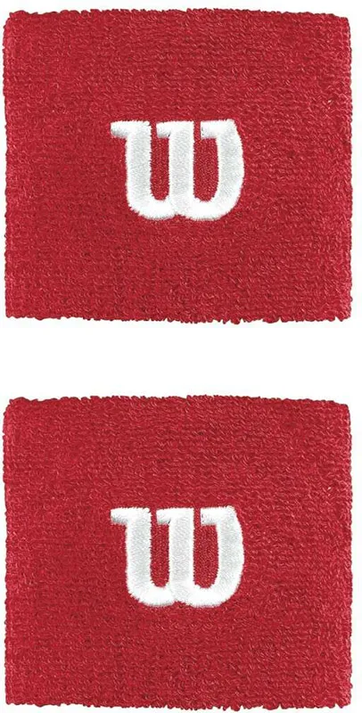 Wilson Wristbands Poignets - red