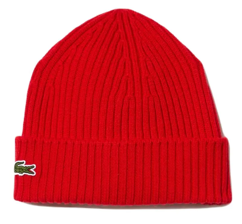 Lacoste Unisex Ribbed Wool