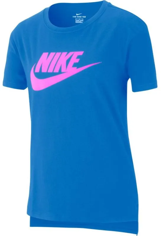 Nike G NSW Tee DPTL Basic Futura - photo blue/pink