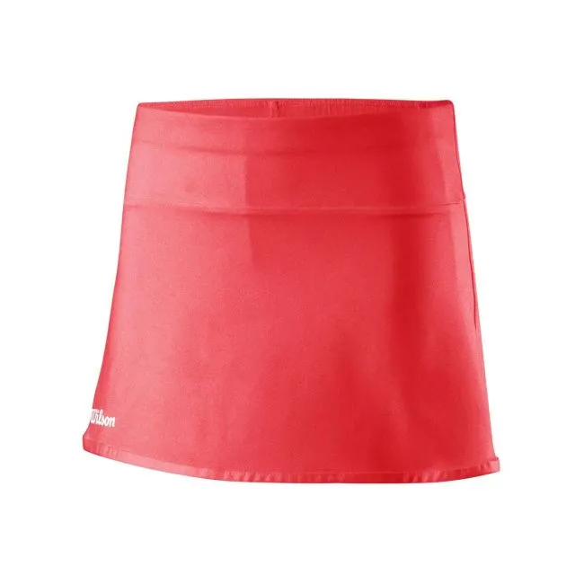 wilson-team-ii-skirt-fiery-coral-1 Wilson Team II Skirt - fiery coral