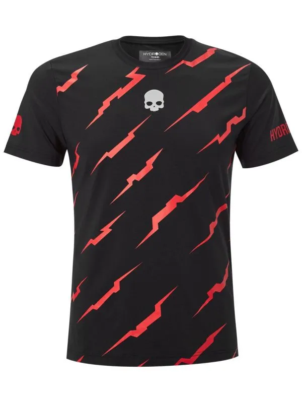 Hydrogen Thunder Tech Tee Man - black/red Hydrogen Thunder Tech Tee Man - black/red