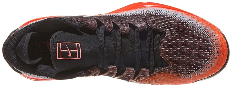 Nike Air Zoom Vapor X Knit - black/white/dark grey/hot lava
