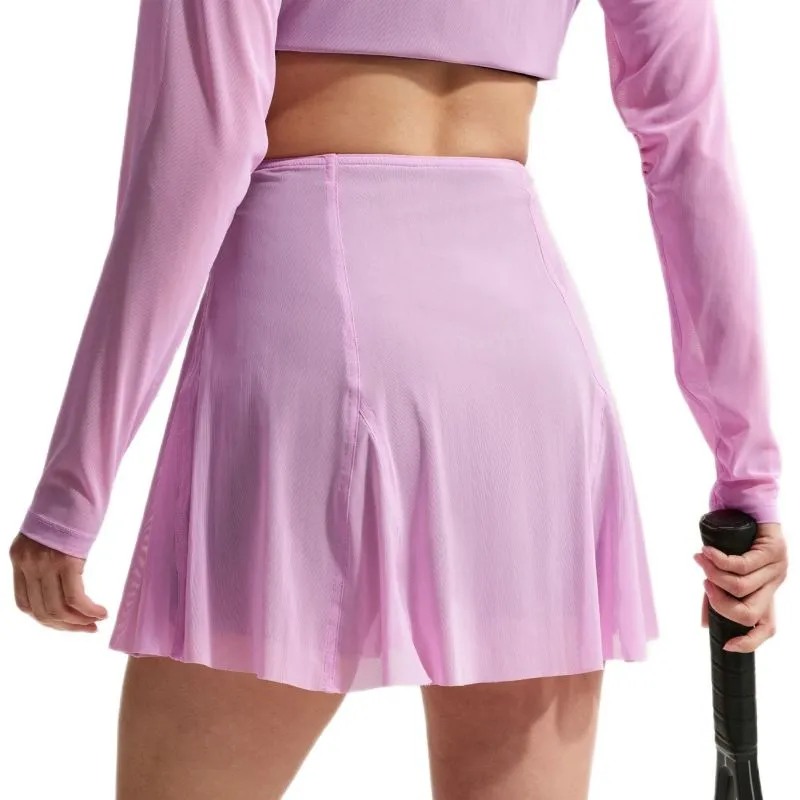 Nike Court Paris Slam High Waisted Tennis - light magenta/tattoo/black
