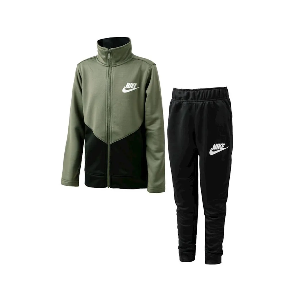 Nike NSW Core Tracksuit Play Futura NFS - medium olive/black/white