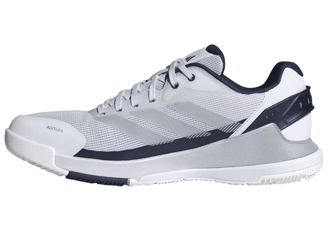Adidas Crazyquick LS Padel M - cloud white/silver metallic/dark blue