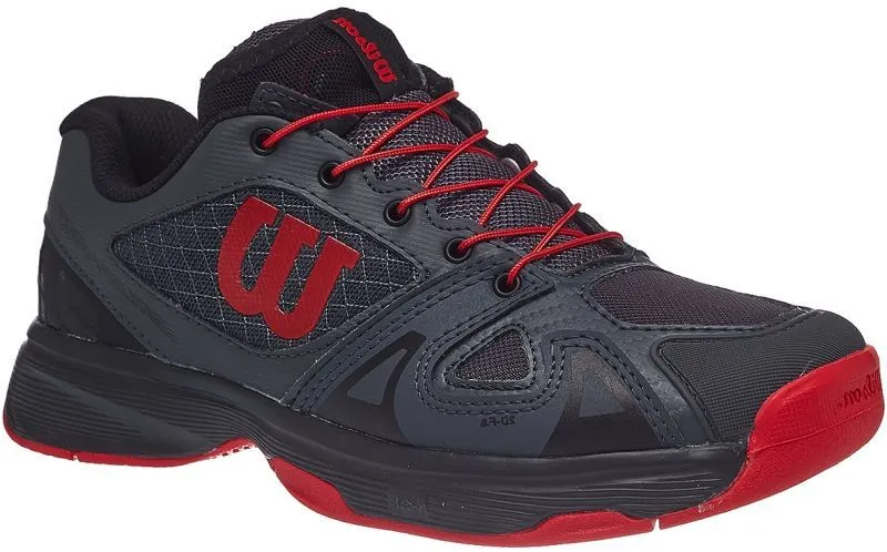 Wilson Rush Pro Junior QL - ebony/black/wilson red