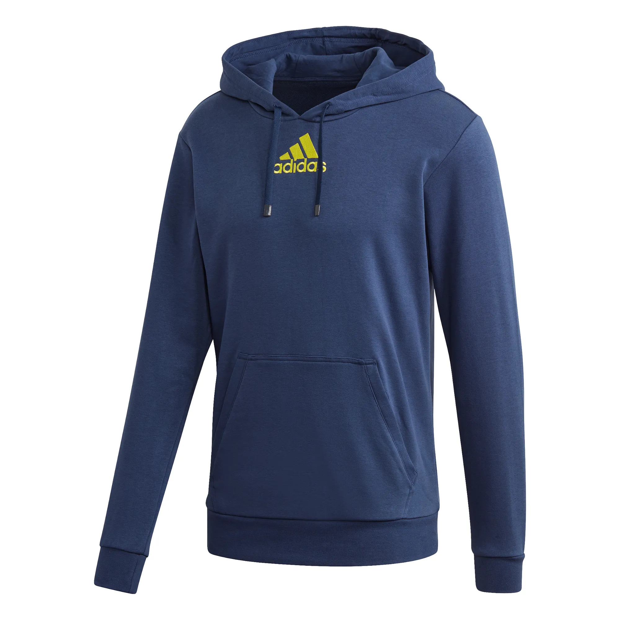 Adidas Category Graphic Hoodie - tech indigo/shock yellow
