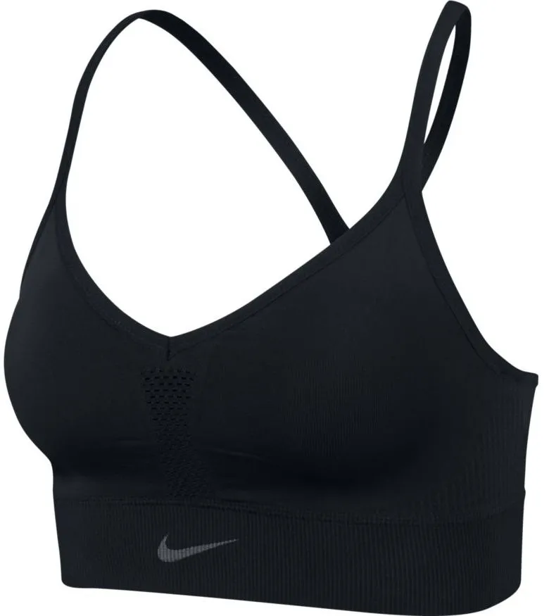 Nike Indy Seamless Bra - black/dark smoke grey