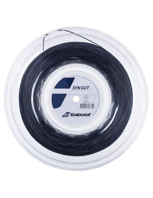 Tennis String Babolat Syn Gut (200 m) - Black
