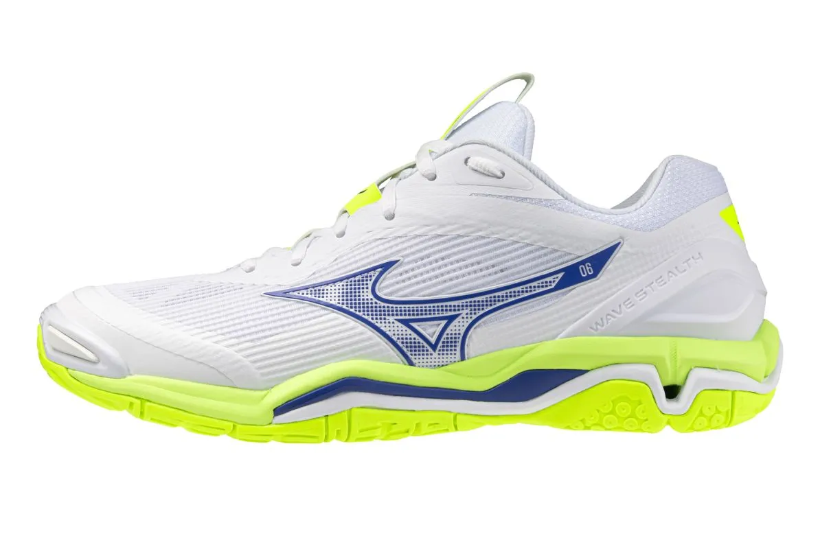 Mizuno Wave Stealth 6 - white/light yellow/dazzling blue Mizuno Wave Stealth 6 - white/light yellow/dazzling blue