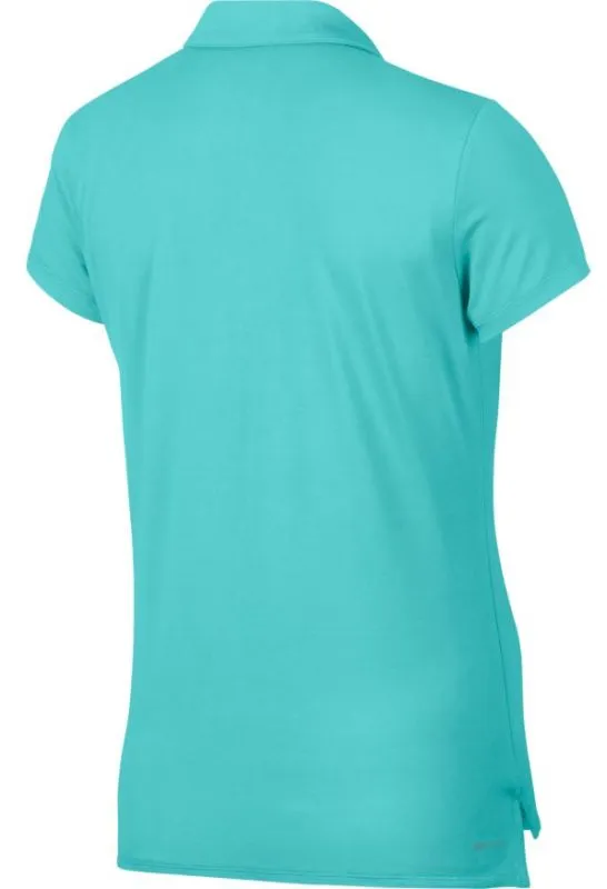 Nike Court Polo SS Pure W - light aqua/white