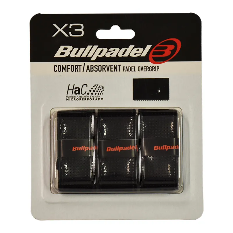 Bullpadel HaC Overgrip GB 1201 3P - negro