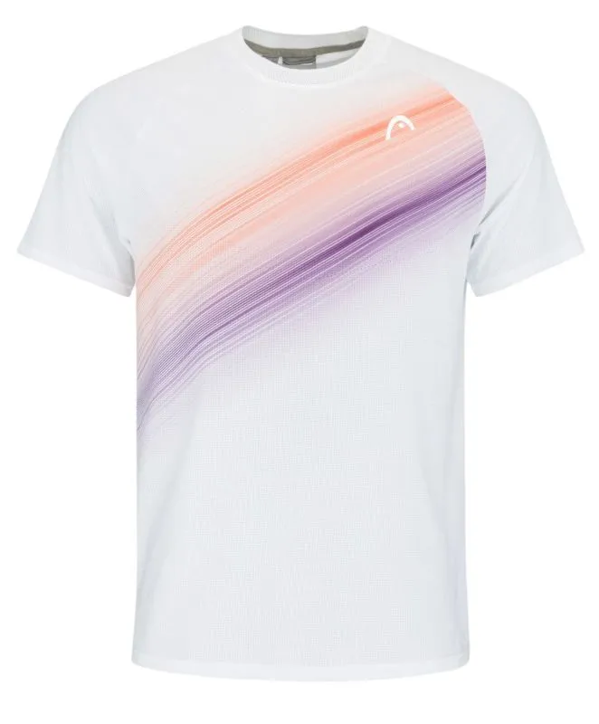 Men's T-shirt Head Performance - white/print perf - White