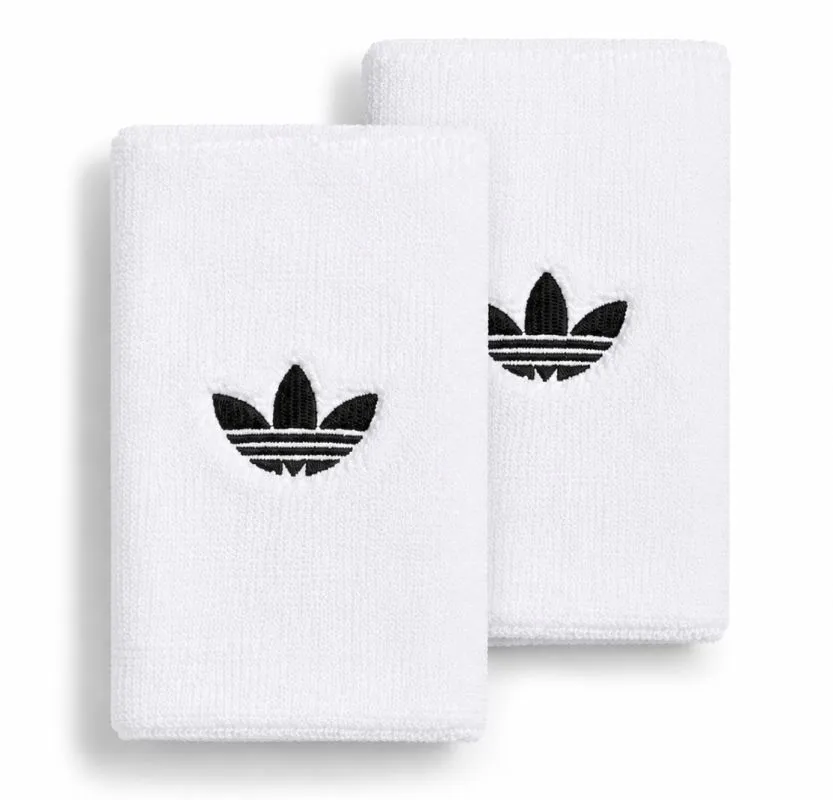 Adidas Originals Long Wristband 2P - white/black Adidas Originals Long Wristband 2P - white/black
