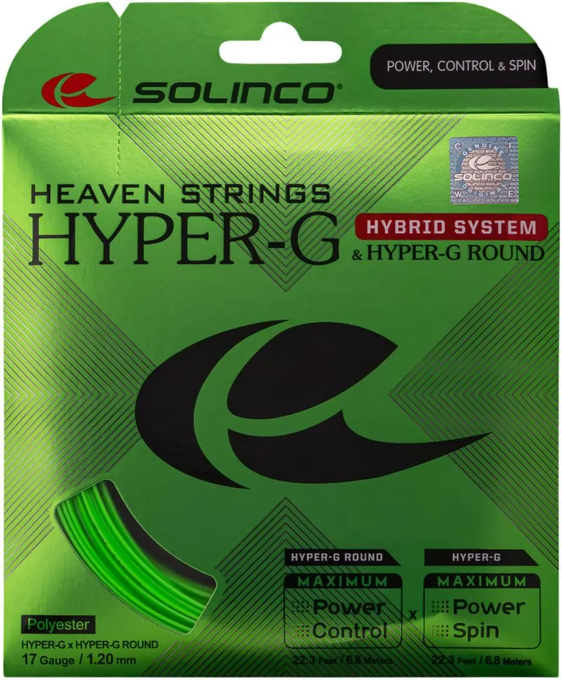 Solinco Hybrid System Hyper-G & Hyper-G Round (12m)