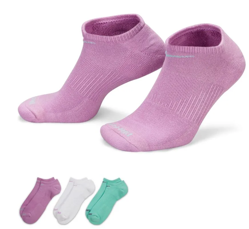 Nike Everyday Plus Cushion Training No-Show Socks 3P Nike Everyday Plus Cushion Training No-Show Socks 3P