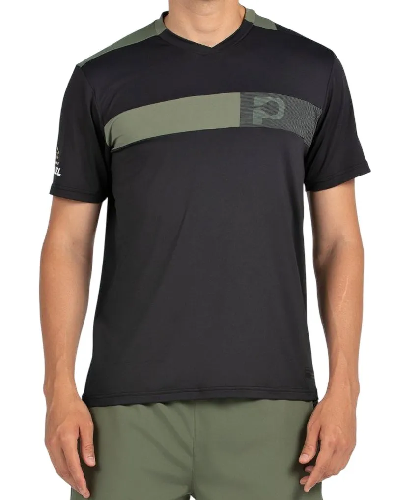 Men's T-shirt Bullpadel Puyo - negro - Black