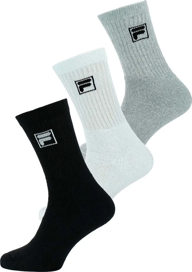 Fila Tennis Socks 3P - classic/black/grey/white